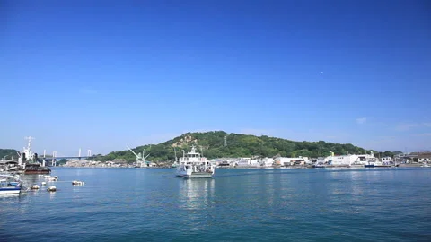Otoko's car ship Video stock 161831456