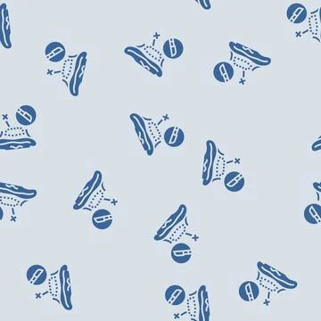 Otoplasty surgery glyph seamless pattern Illustrazione stock