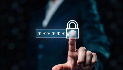 OTP One time password security authentication. Stock Photos