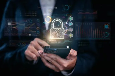 OTP One time password security authentication. Stock Photos