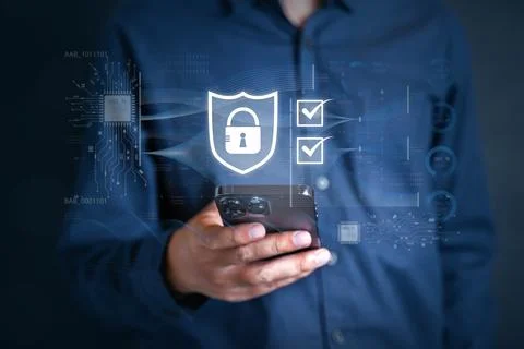 OTP One time password security authentication. Stock Photos