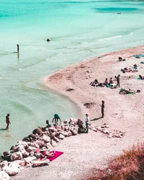 Otranto beach Stock Photos