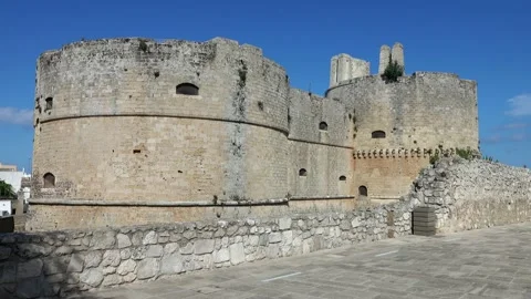 Otranto castle Stock Footage 148039481