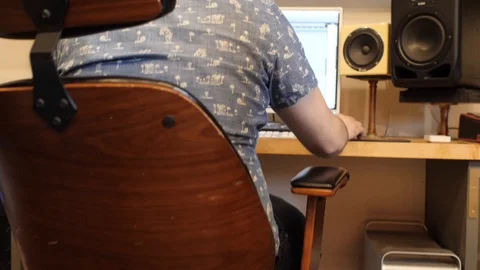 OTS Music Engineer 2 Stock Footage 86620220