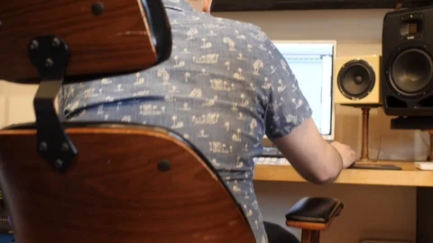 OTS Music Engineer Stock Footage 86620230