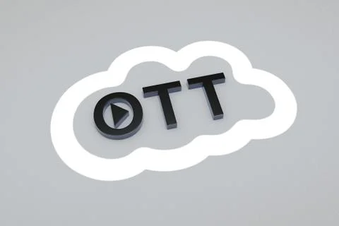 OTT concept room sunlight 3D illustration Stock Illustration