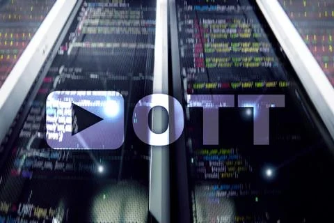 OTT, IPTV, video streaming over the internet. Stock Photos