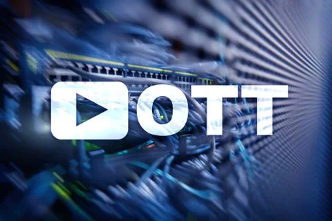 OTT, IPTV, video streaming over the internet. Stock Photos