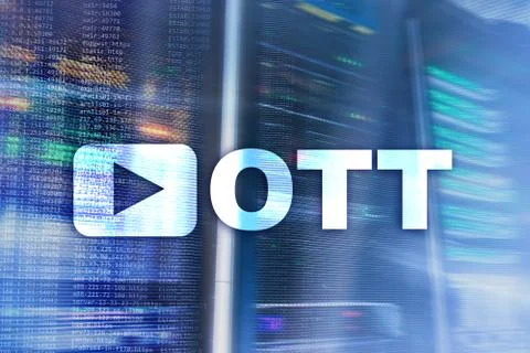 OTT, IPTV, video streaming over the internet. Stock Photos