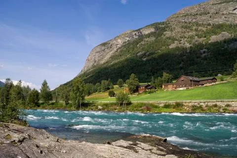 The Otta river Stock Photos