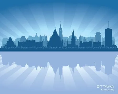 Ottawa, canada skyline Stock-Illustration