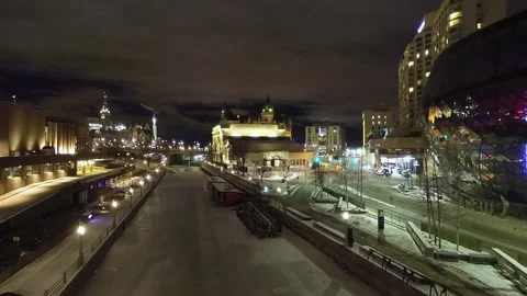 Ottawa Mackenzie king bridge time lapse Video stock 147284869