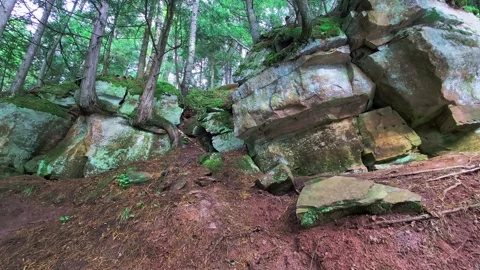 Ottawa National Forest Cliffs Video stock 285802126