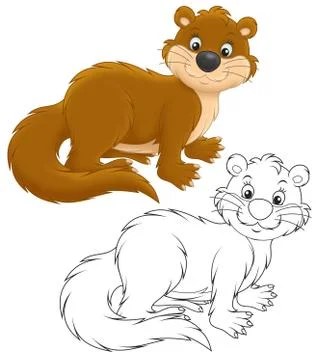 Otter Stock Illustration