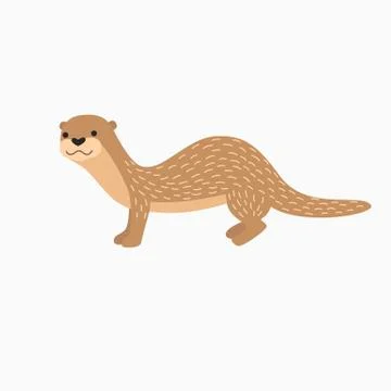Otter Stock Illustration