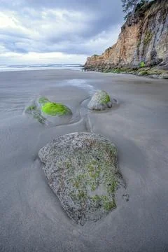 Otter Rock beach. Stock Photos