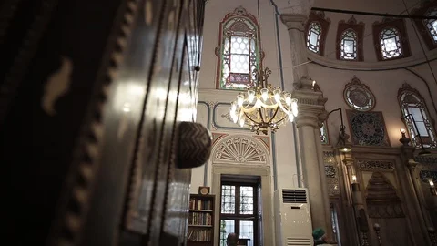 Ottoman Beylerbeyi Mosque Bosphorus Stock Footage 85550488