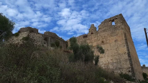 Ottoman castle walls. Stock Footage 164730547