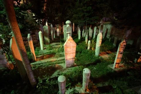 Ottoman Cemetery Stock Photos