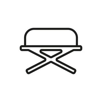 Ottoman chair sofa icon vector design templates simple and modern Stock Illustration