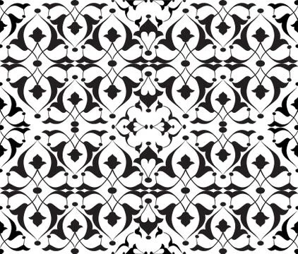 Ottoman decorative background version Stock Illustration