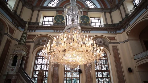 Ottoman Dolmabahce Mosque Bosphorus Stockbeeldmateriaal 85569493