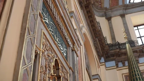 Ottoman Dolmabahce Mosque Bosphorus Stockbeeldmateriaal 85570376