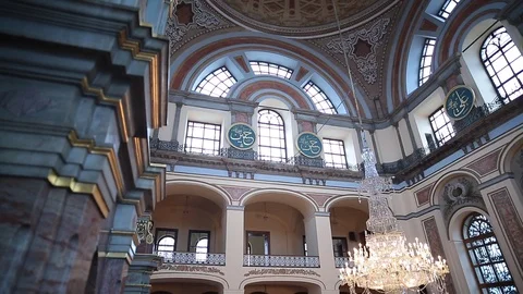 Ottoman Dolmabahce Mosque Bosphorus Stockbeeldmateriaal 85571605