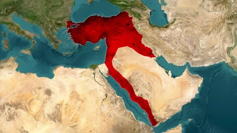 Ottoman Empire Map Animation, map Ottoma... | Stock Video | Pond5