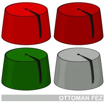 Ottoman fez Ilustración de archivo