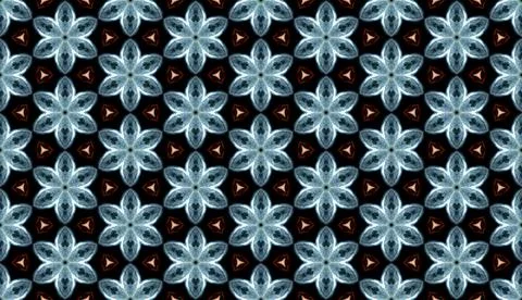 Ottoman Inspired Graphic Pattern Stock Illustration