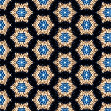Ottoman Inspired Graphic Pattern Stock Illustration