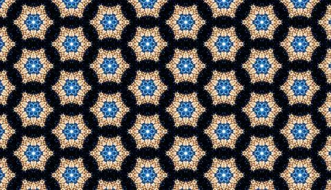 Ottoman Inspired Graphic Pattern Stock Illustration