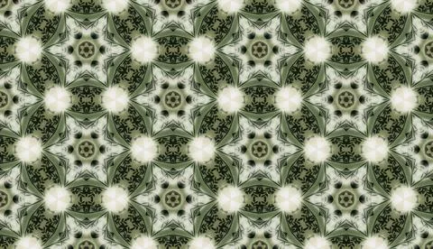Ottoman Inspired Graphic Pattern Stock Illustration