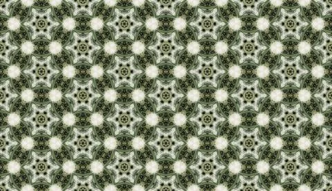 Ottoman Inspired Graphic Pattern Stock Illustration