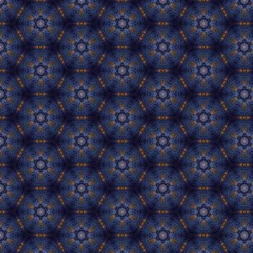 Ottoman Inspired Graphic Pattern Stock Illustration