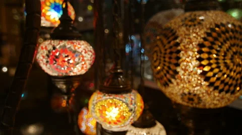 Ottoman lamps Vídeo Stock 41041316