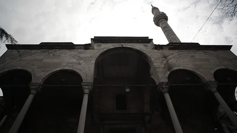Ottoman Mosque Ayazma Bosphorus Stock Footage 85496980