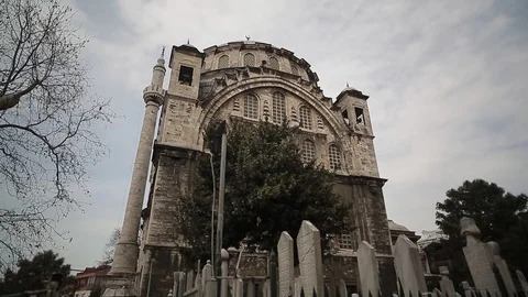 Ottoman Mosque Ayazma Bosphorus Stock Footage 85497262