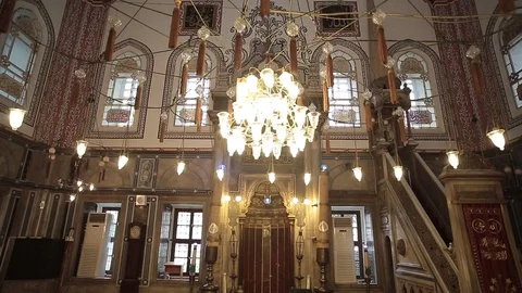 Ottoman Mosque Ayazma Bosphorus Stock Footage 85499213