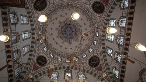 Ottoman Mosque Ayazma Bosphorus Stockbeeldmateriaal 85499389