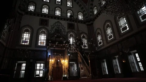 Ottoman Mosque Ayazma Bosphorus Stock Footage 85501053