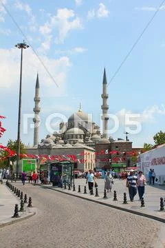 Ottoman Mosque in Istanbul, Turkey Stock Photos