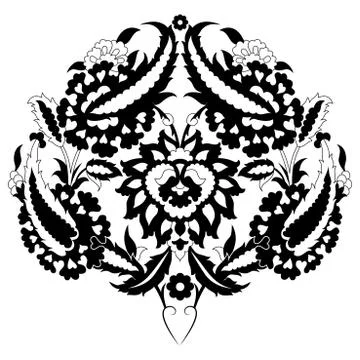 Ottoman motifs two Illustrazione stock
