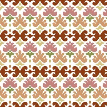 Ottoman seamless pattern 02 Stock Illustration