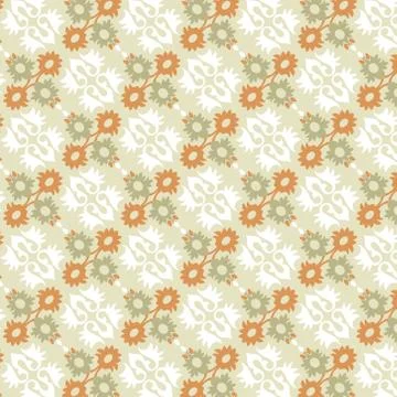 Ottoman seamless pattern color version Stock Illustration