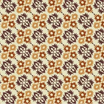Ottoman seamless pattern version Stock Illustration