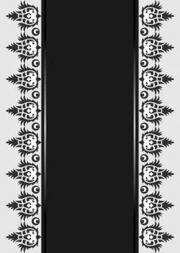 Ottoman serial patterns ten Stock-Illustration
