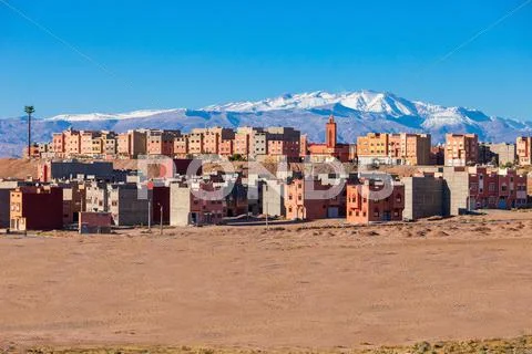 Ouarzazate city, Morocco Stock Photos
