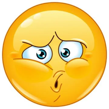 Ouch emoticon Stock Illustration